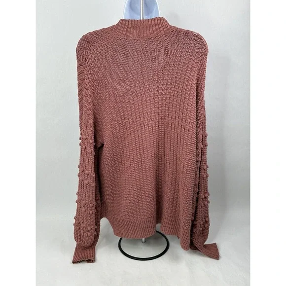 Madewell Cardigan Sweater Womens XS Pink Open Front Knit Pockets - Picture 3 of 11